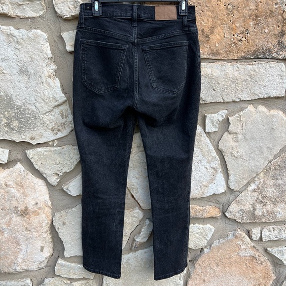 Madewell The Mid Rise Perfect Vintage Jeans Size 25 Black - Picture 2 of 4